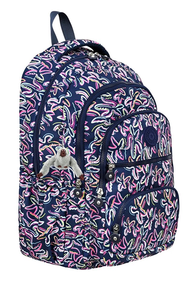 حقيبة ظهر فاخرة منقوشة للمدارس الثانوية والمتوسطة - 1