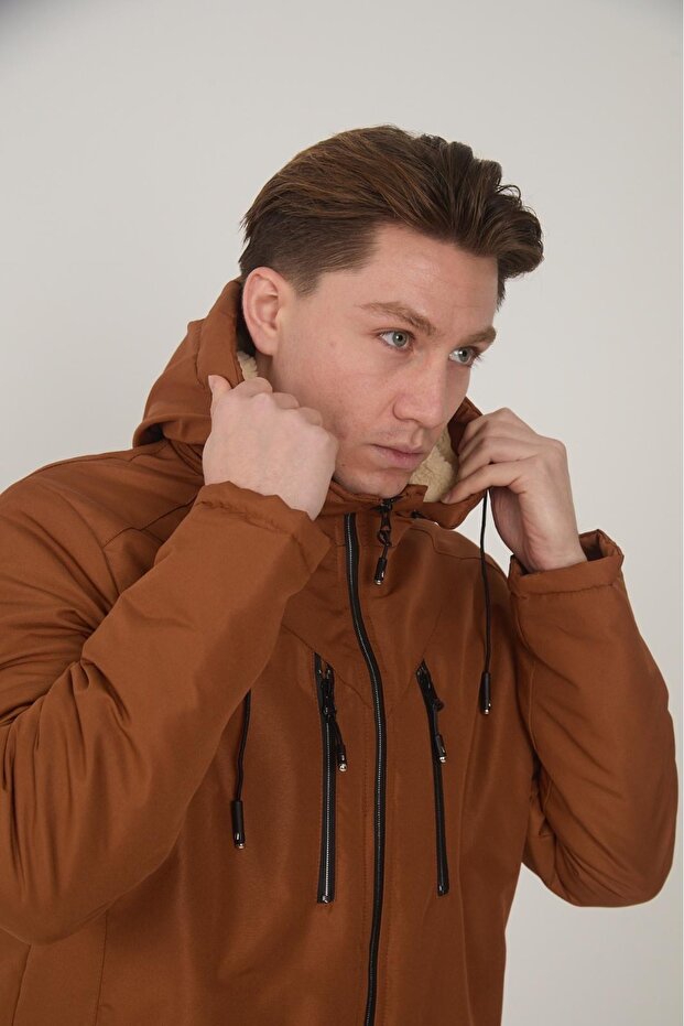 Kışlık İçi Kürklü Mont - 6