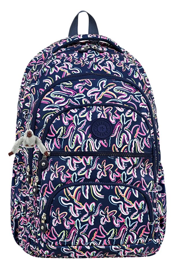 حقيبة ظهر فاخرة منقوشة للمدارس الثانوية والمتوسطة - 2