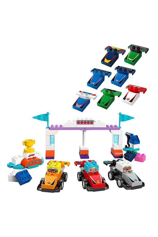 DUPLO Kasabası F1 Takımı Yarış Arabaları ve Sürücüler 10445 - 8