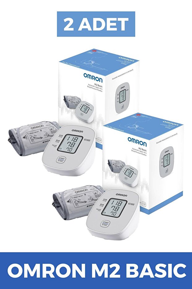 M2 Basic HEM-7121J-E Tansiyon Aleti 2 Adet - 1