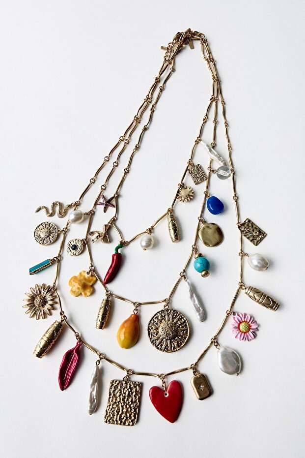 3 Lü Charm Kolye - 3