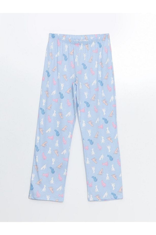 LCW DREAM Gömlek Yaka Desenli Hamile Pijama Takımı - 8