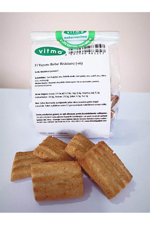 El Yapımı Bebe Bisküvisi 70gr