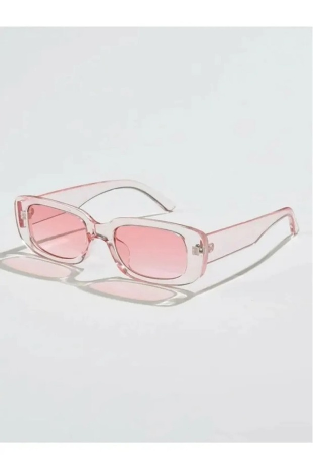 Transparent Pink Women's Sunglasses