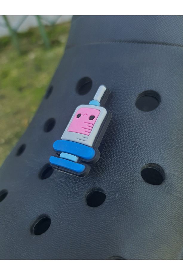 3 Lü set Jibbits Diş Steteskop Şırınga Desenli Sağlıkçı Terlik Süsü - 2