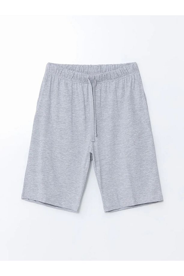 Mavi Standart Kalıp Erkek Şortlu Pijama Takımı - 3