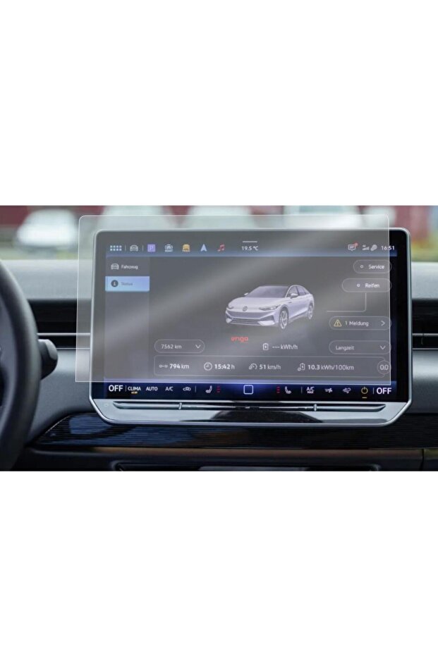 12.9 Inch Volkswagen Id.4 Matte Screen Protector - Multimedia