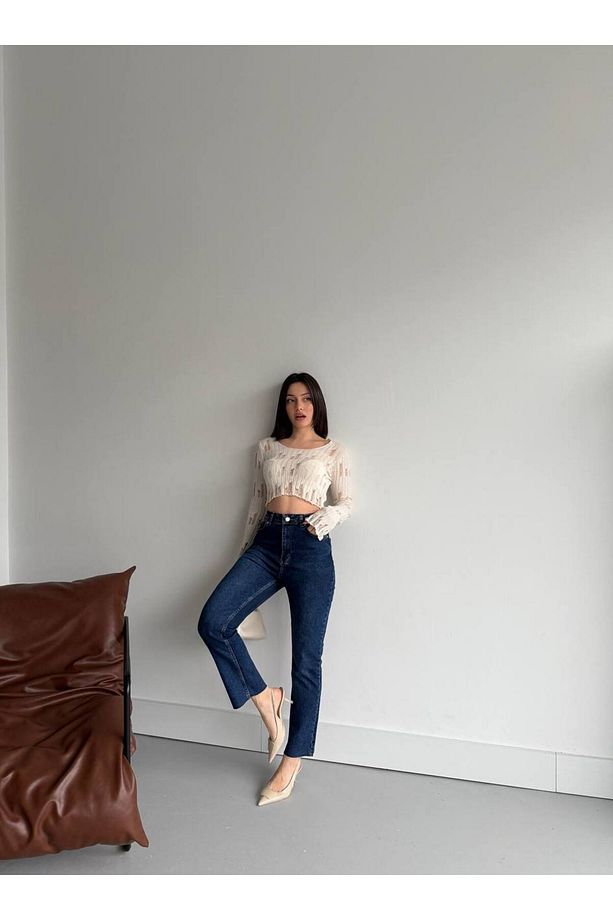 MARKA MODEL BOYFİT KOT PANTALON - 7