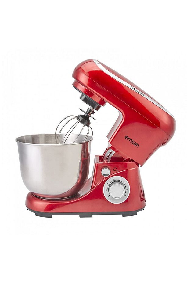 Bella Gusto Stand Mikser Mutfak Şefi 1300W 5 Lt kırmızı - 2