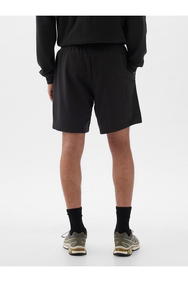 V-frch Ft Herıtage Logo Short Havlu Kumaş Şort Erkek Şort Siyah - 4