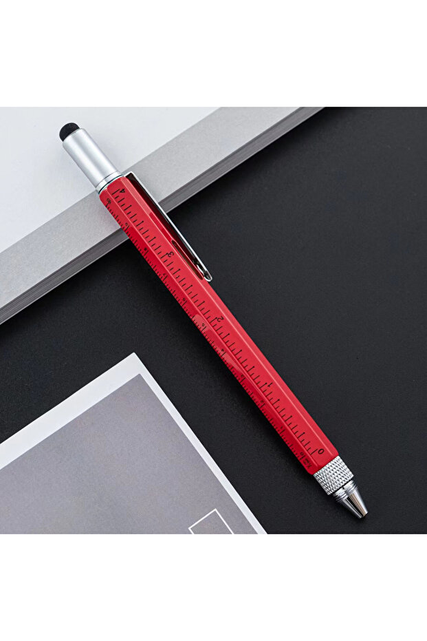 Engineer Pen (with Ruler - Screwdriver - Spirit Level - Metal Pen)