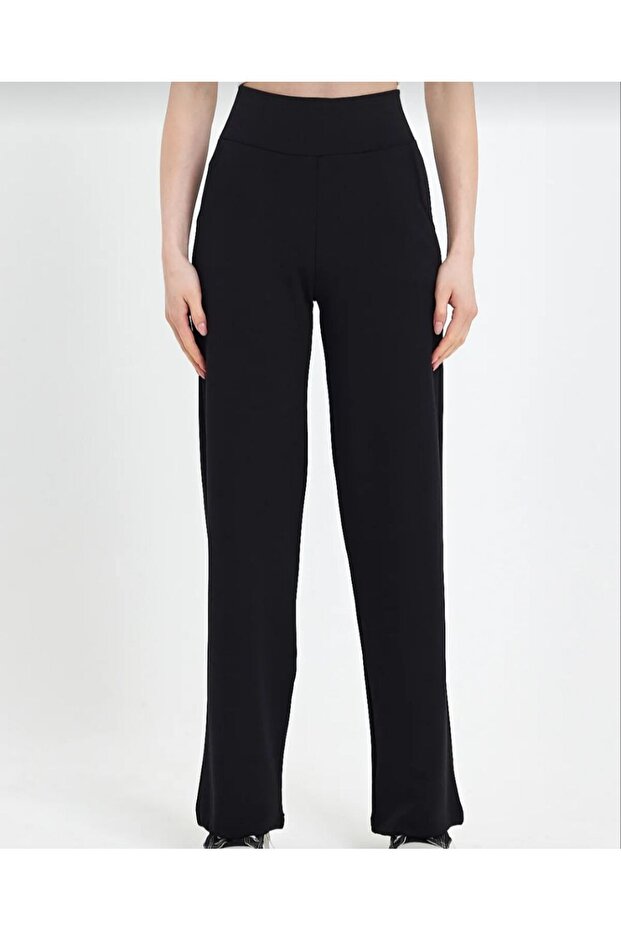 Pearl Wears Corsage Belt Pocket Palozzo Pants