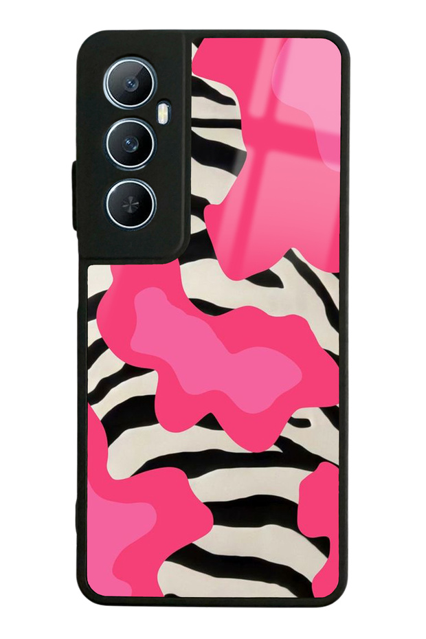 Oppo Realme C65 Pink Milky Design Glossy Phone Case
