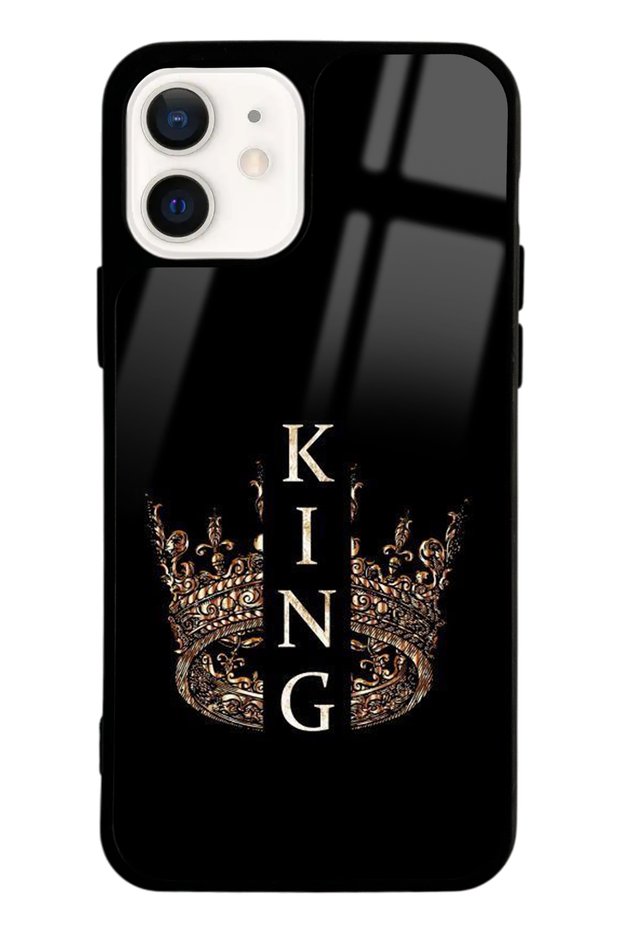 iPhone 12 King Design Glossy Phone Case