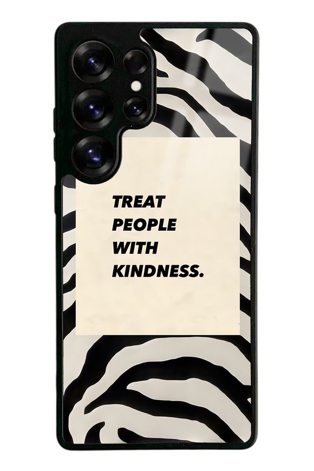 Samsung S25 Ultra Zebra Motto Design Glossy Phone Case