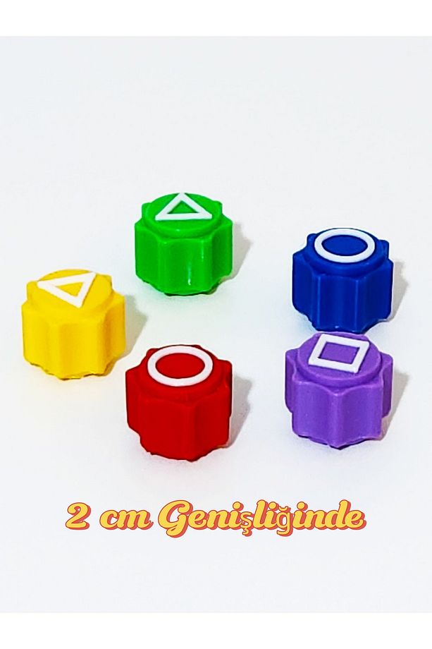 Print3dTr Squid Game 5 Taş 2 Cm Ağır Seti Beş Taş Oyuncak Gonggi Squid Game - 2