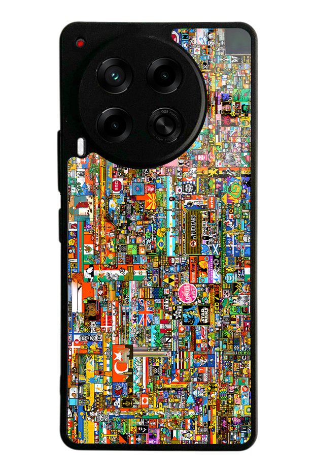 Tecno Camon 30 R/Place Glossy Phone Case with Souvenir Design