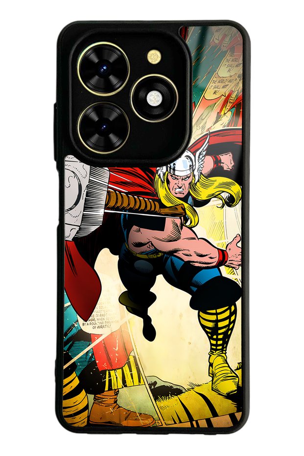 غلاف هاتف لامع بتصميم Thor لهاتف Tecno Spark Go 2024