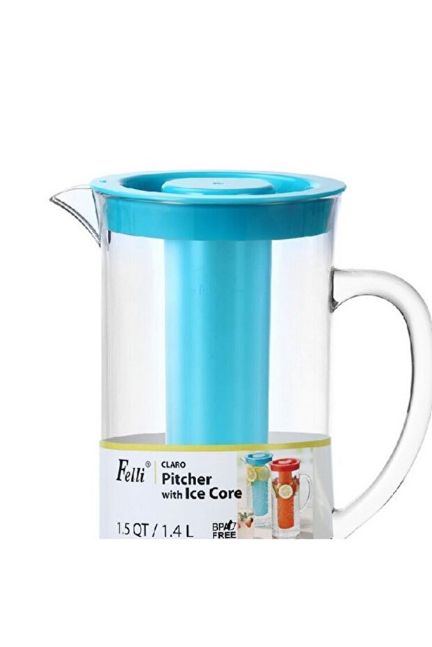 Claro Elegant Design BPAFree Pitcher with Ice Core - 3