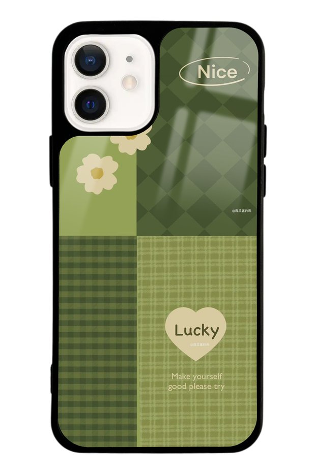 iPhone 12 Lucky Design Glossy Phone Case