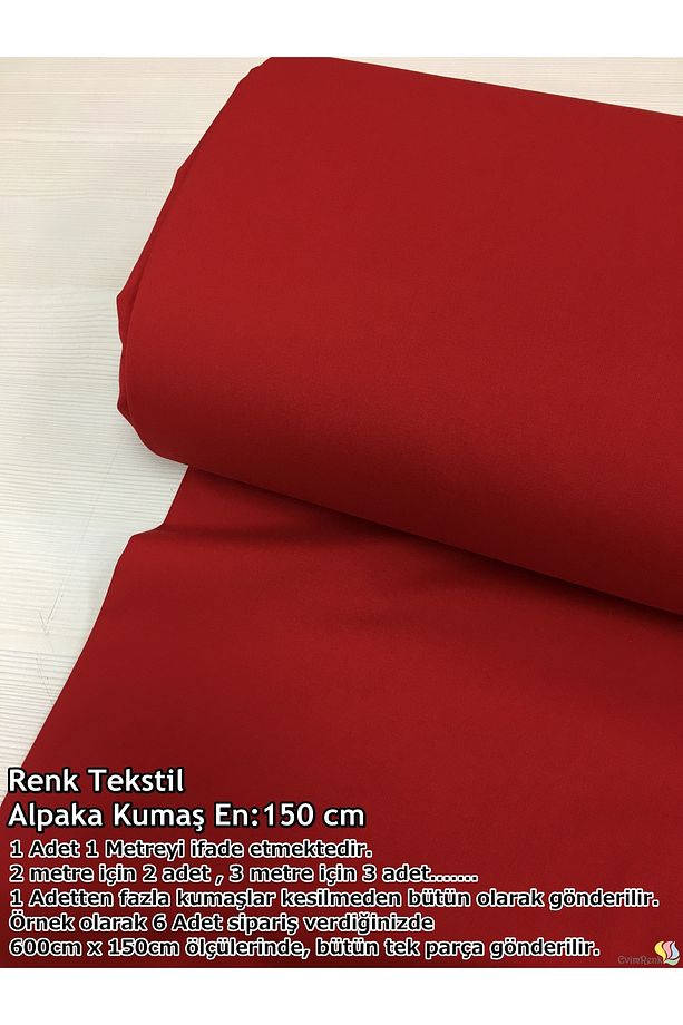 Süper Alpaka Metrelik Kumaş -  HOBİ - FORMA - İŞ ELBİSESİ - EV TEKSTİLİ - 1
