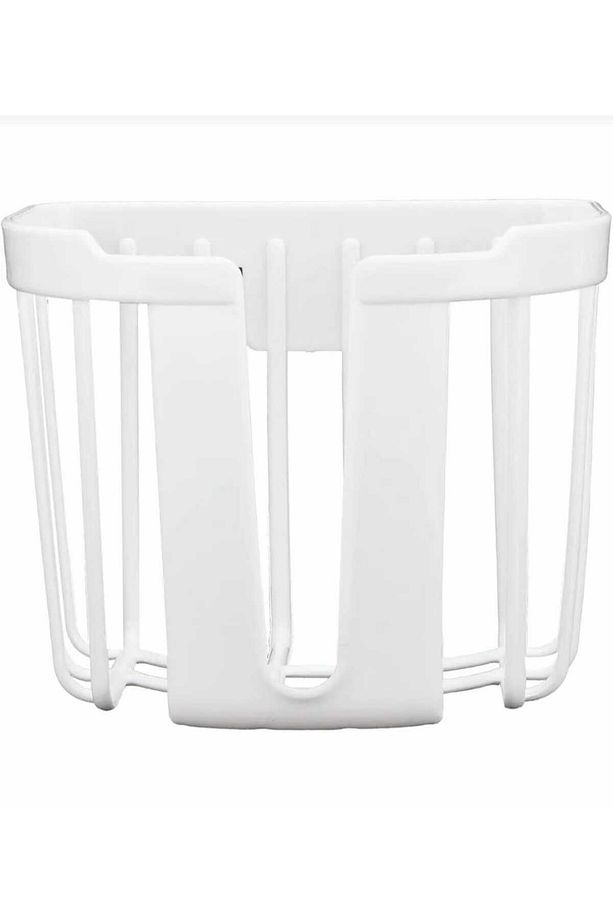 Yapışkanlı Beyaz Renk Tuvalet Kağıdı Askısı Banyo Wc Kağıtlığı Aparatı Peçetelik Organizer - 5