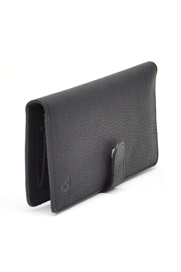 Unisex Portfolio Card Holder Wallet 4230 Matte Black