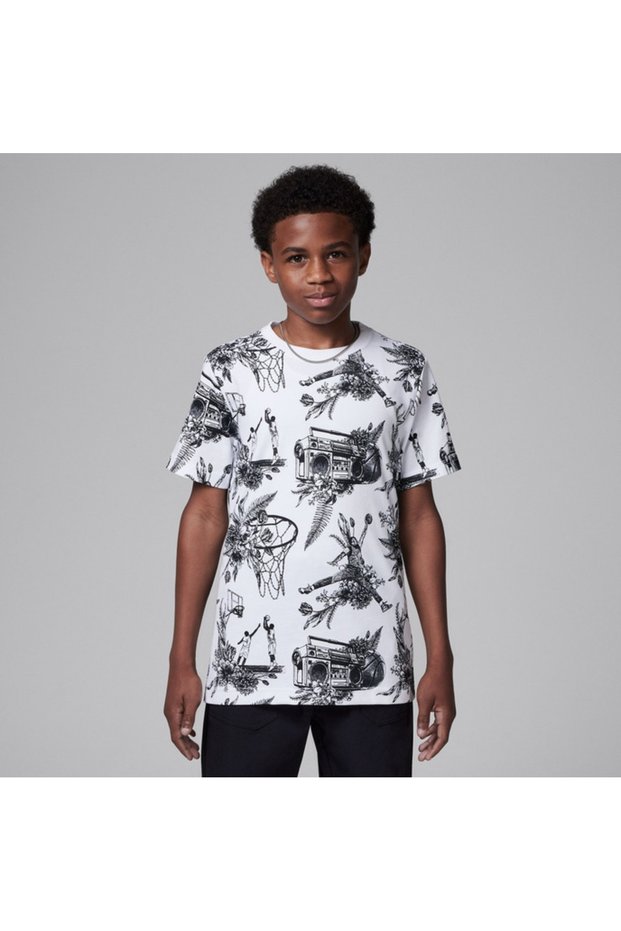 Jordan Sports Sketch Ss Tee Mens Children's Tee 95D269-001