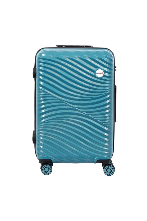 Moods up Blue Medium Size 24" Suitcase
