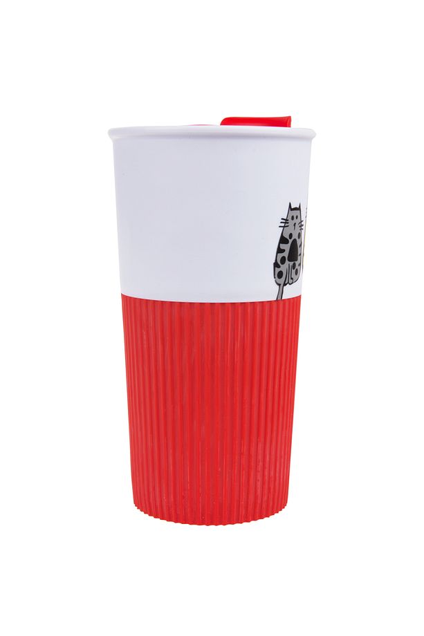Cats 450 ml Plastik Mug - 3