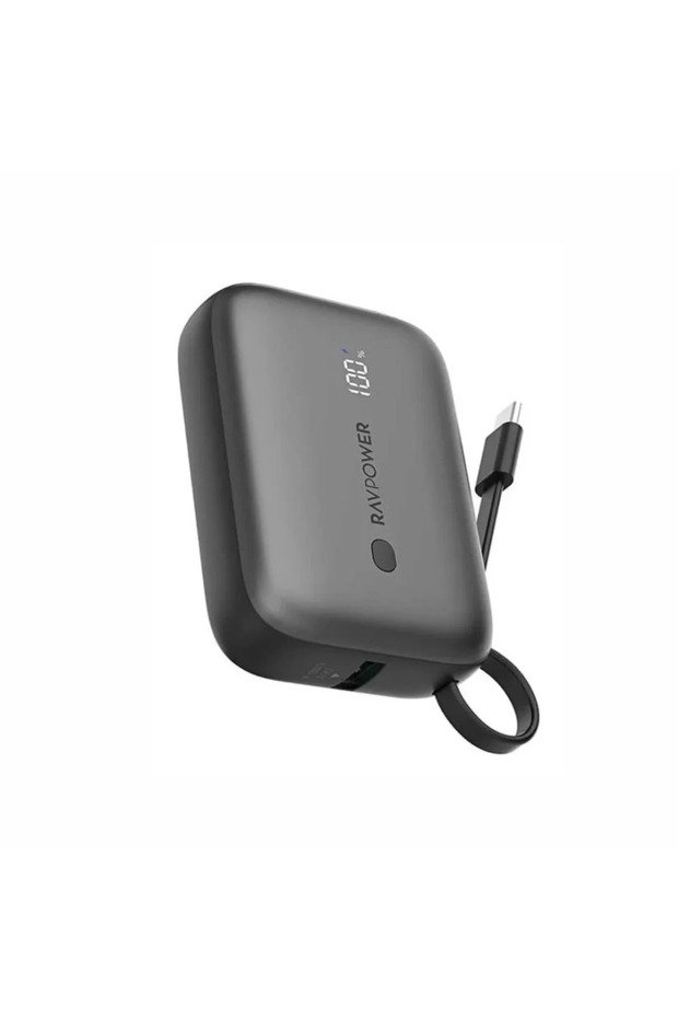 بنك الطاقة PD20W 10000mAh مع كابل Type C مدمج
