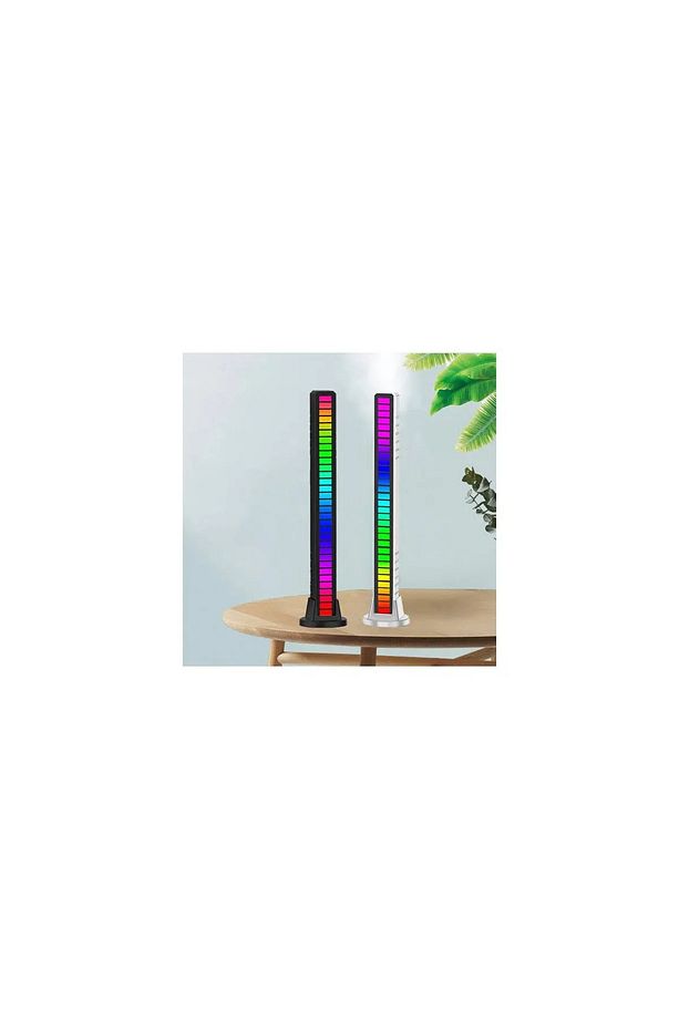 RGB Sese Duyarlı Taşınabilir Ekolayzer Çubuk – Ev ve Araç Kullanımı İçin ŞARJLI - 2