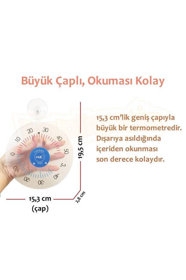 Pencere Termometresi Vantuzlu - 5