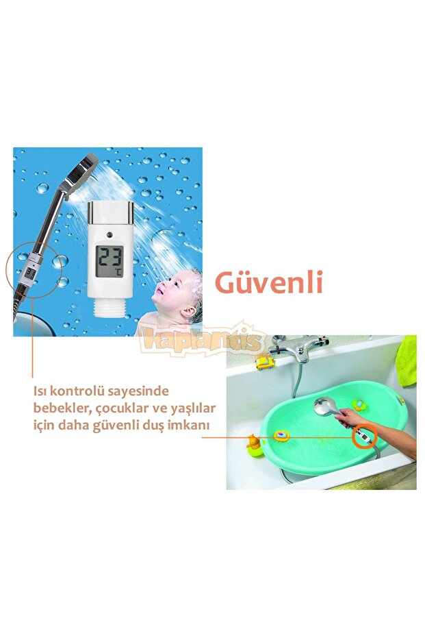 ميزان حرارة رقمي للاستحمام - 3