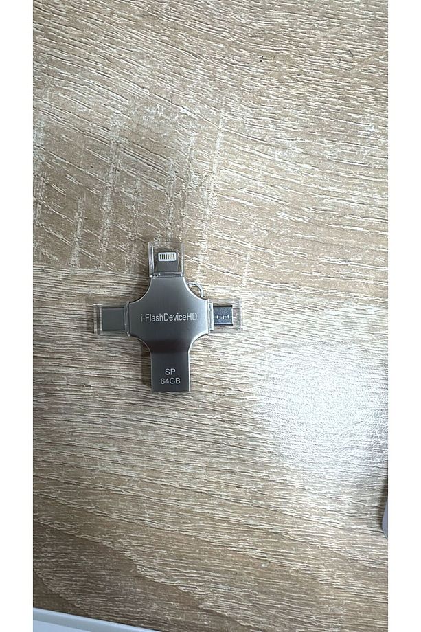 Flash Bellek 4 In 1 Usb Type-c Ios Lightning Otg Hepsi Bir Arada Usb 3.0 64 Gb - 4