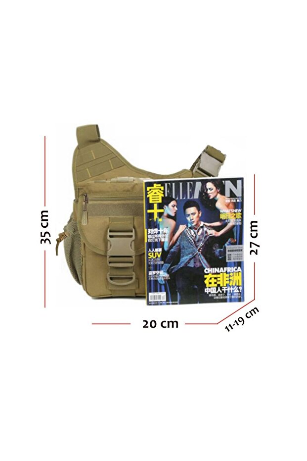 Одноплечова сумка - HAKİ - 6