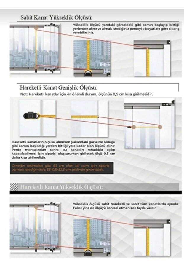 krem Pilise Katlanır Cam Balkon Perdesi - 7
