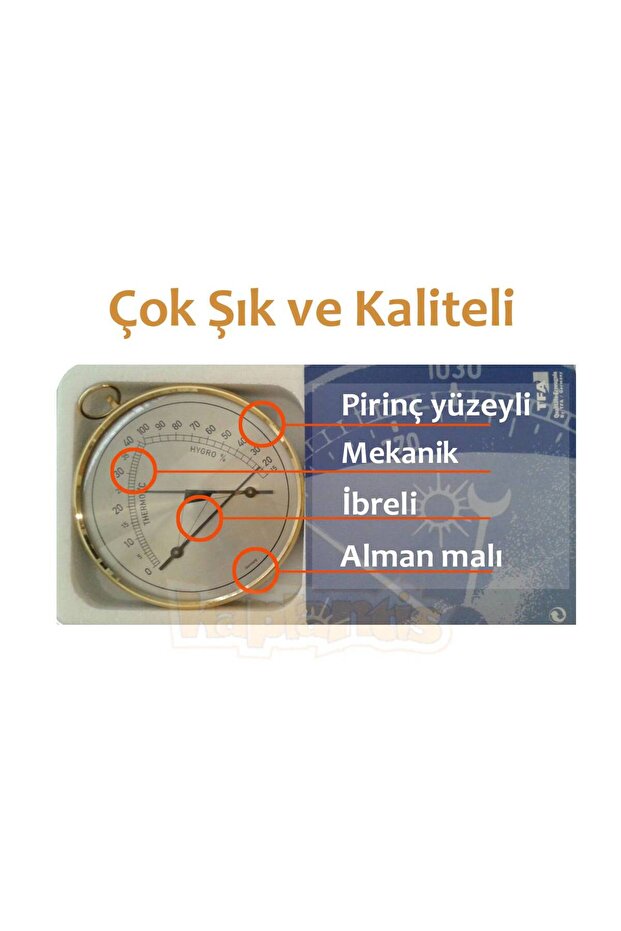 Analog Termometre Higrometre - 5