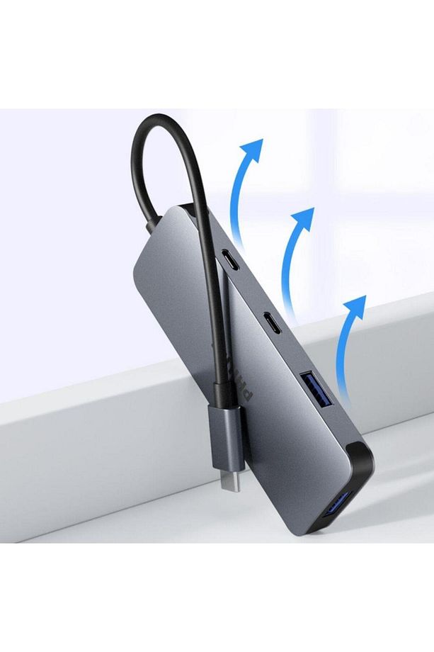 Swr1651a Type-c To 2*usb-a 3.2 Ve 2*usb-c Pd 100w Hub Çoklayıcı Adaptör - 3