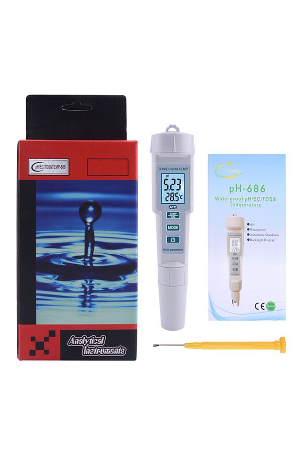 Ph-686 4'ü 1 Arada Ph Metre Tds Ec Ve Sıcaklık Ölçer - 8