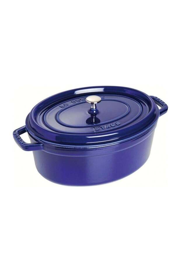 La Cocotte Döküm Tencere Oval Koyu Mavi 31cm - 1