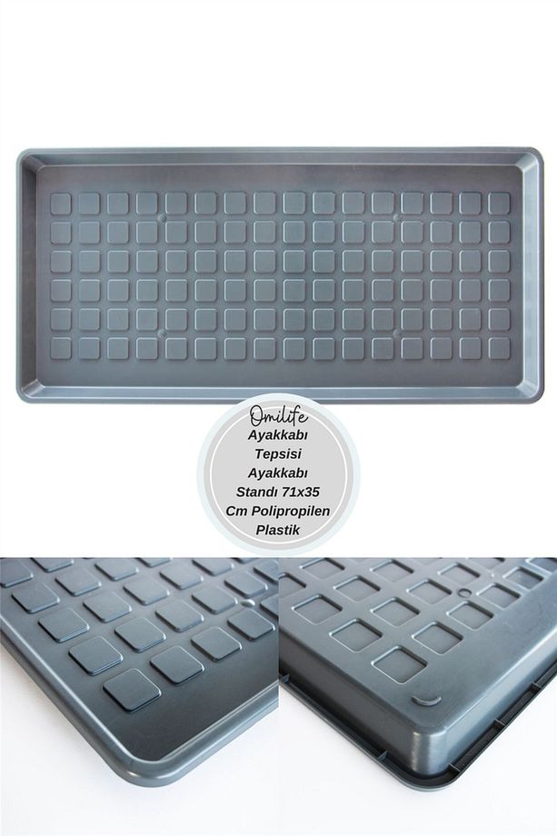 Ayakkabı Tepsisi Ayakkabı Standı 71x35 Cm Polipropilen Plastik - 4