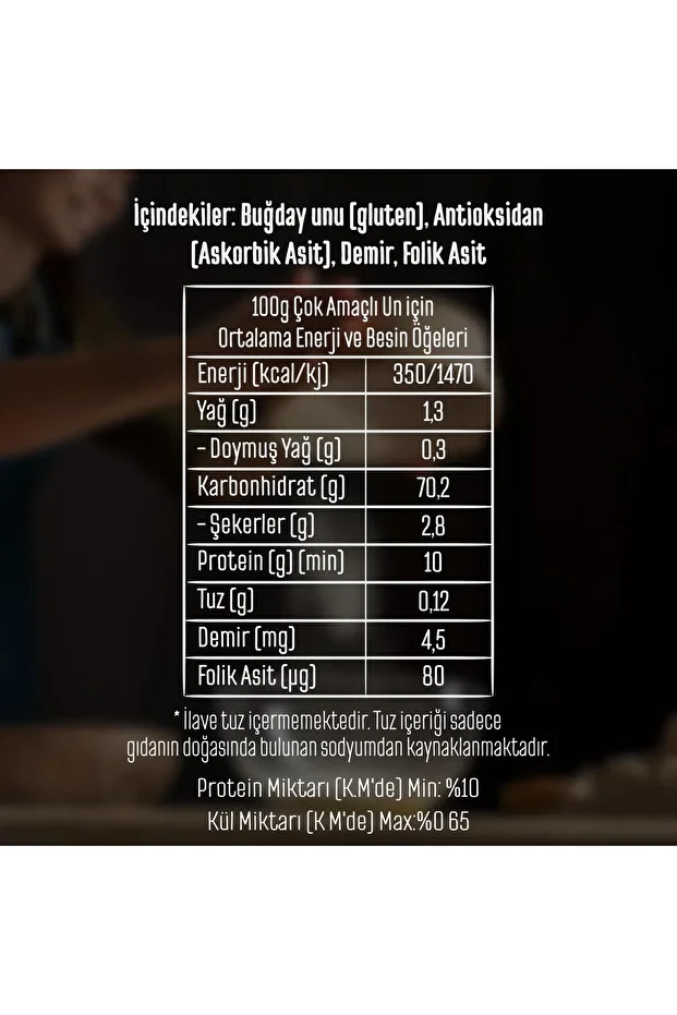 Çok Amaçlı Un 2 Kg - 5