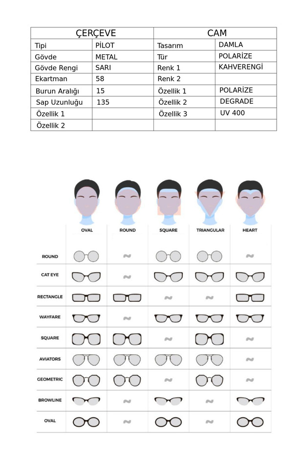 Myc 3609 B C7 Unisex Güneş Gözlüğü - 5