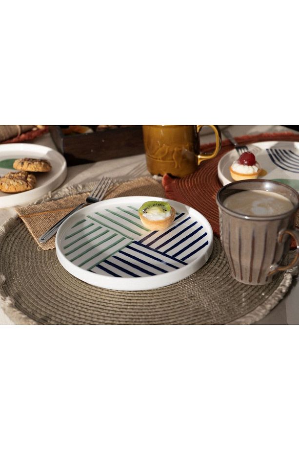 Hand Made Modern 6’li Özel Tasarım Stackable Pasta Tabağı Seti - 6