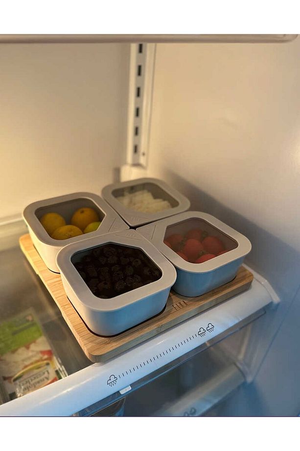 Fika One 4'lü Kahvaltı Mutfak Set Bej İskandinav Tasarım 1 Adet - 7