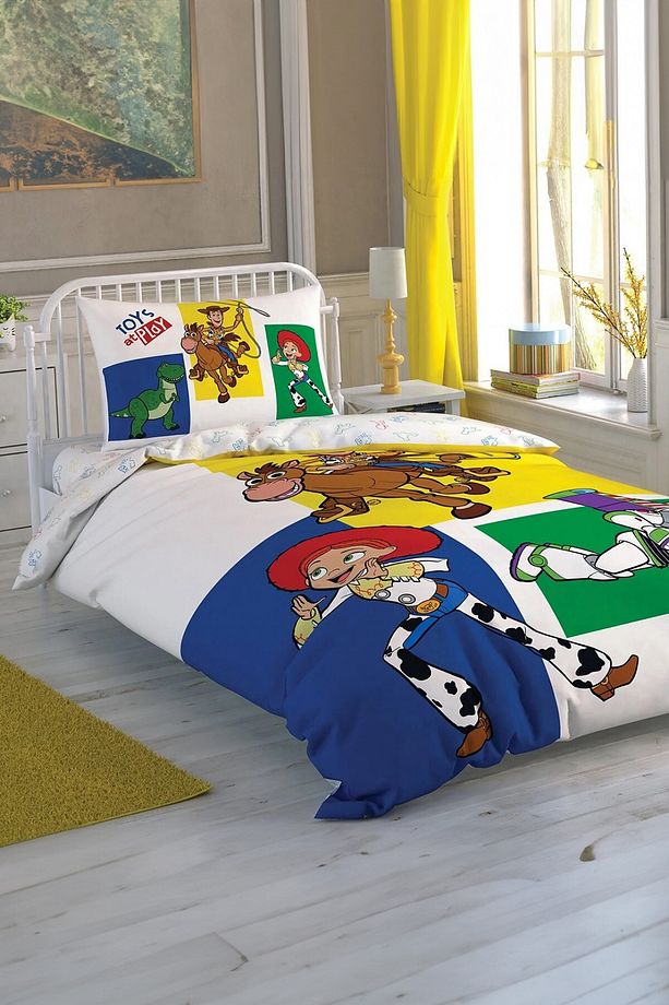 Lisanslı Toy Story 4 Adventure Tek Kişilik Nevresim - 1