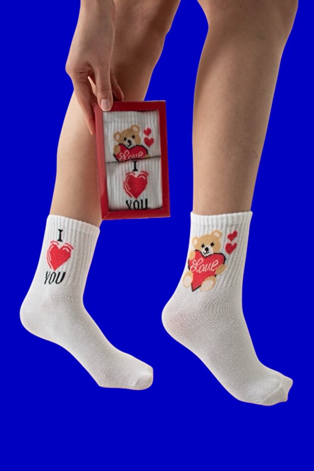 Box of 2 Socks for Valentine's Day
