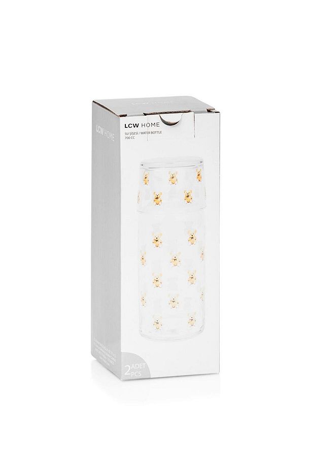 Lcw Home Ayı Teddy Baskılı Cam Su Şişesi 700 Ml - 5